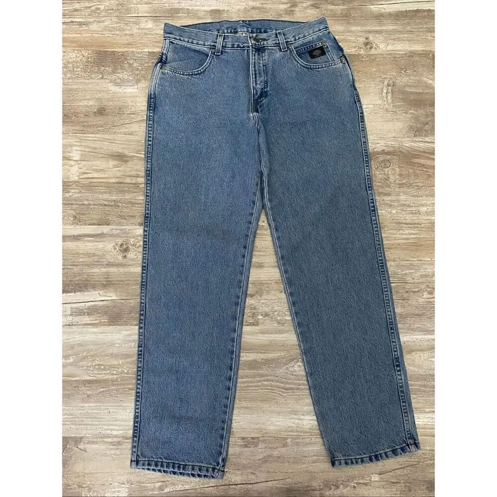 Harley Davidson Classic Denim Jeans Straight Leg Women’s Sz 12P NWT